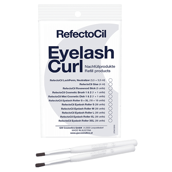 Eyelash Curl Cosmetic Brush 1 & 2 (2/Pouch)